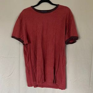 Banana Republic rust colored ringer T, size XL